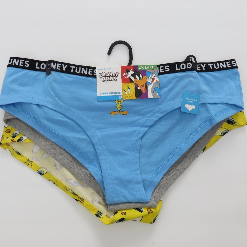 (#133) Looney tunes Tweedy Bird 3 pack Cotton hipsters